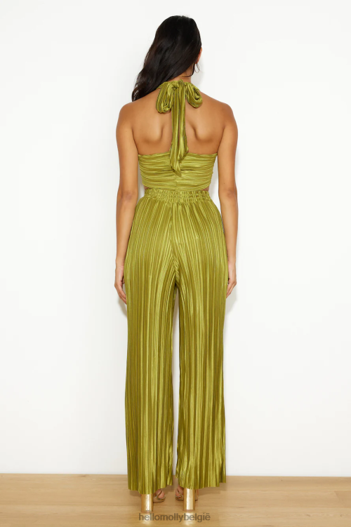 kleding Hello Molly loveline crop top olijf XR2L8637