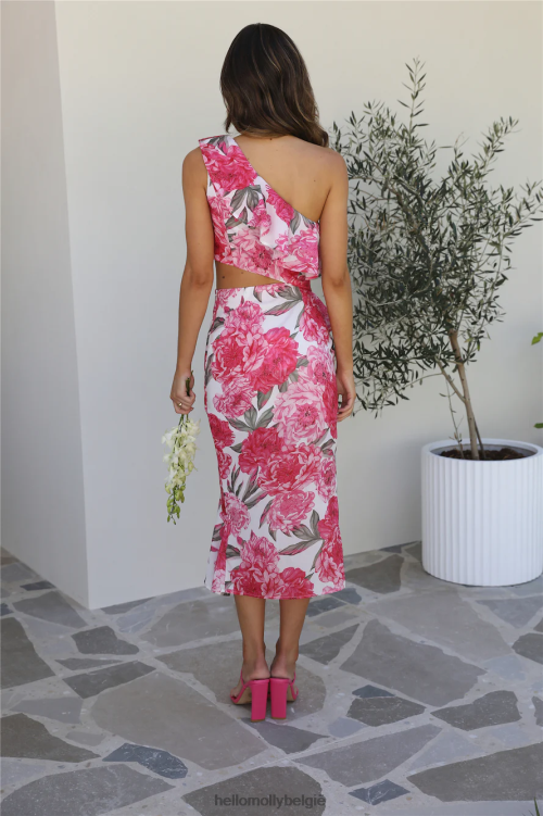 kleding Hello Molly op kijk uit crop top roze XR2L8624