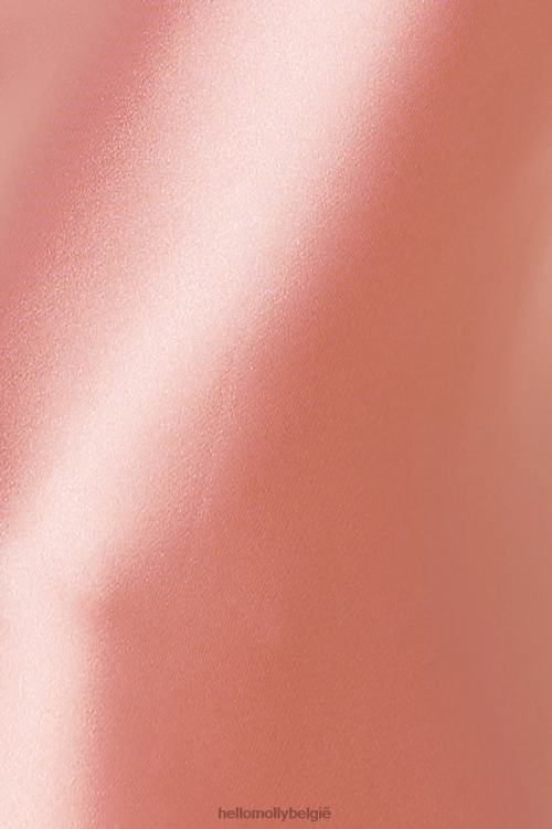 kleding Hello Molly vips geaccepteerde satijnen crop-top roze XR2L8552