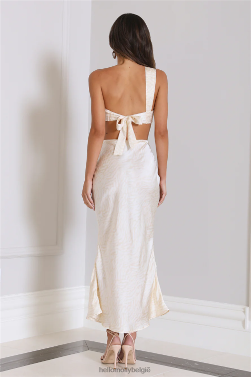 kleding Hello Molly wildste harten crop top beige XR2L8559