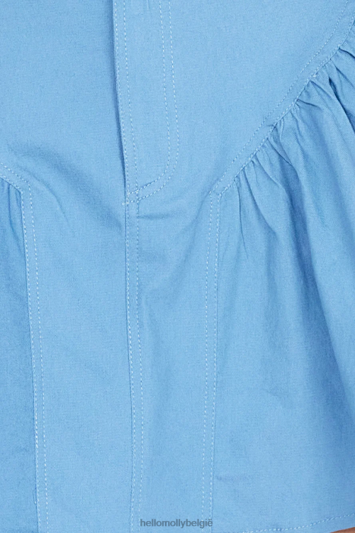 kleding Hello Molly Heavenly Joy crop top denimblauw XR2L8049