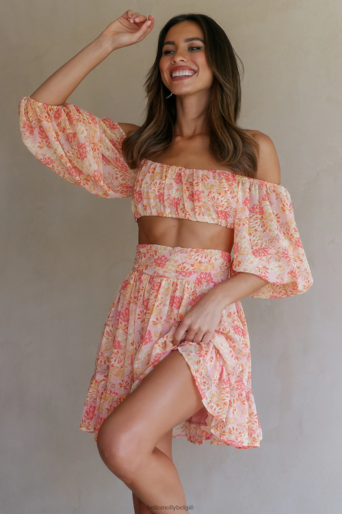 kleding Hello Molly Kitty Love gewas bloemen XR2L8409