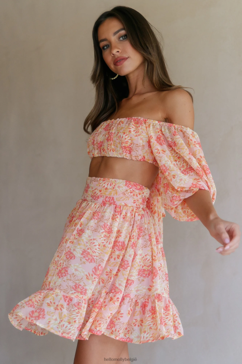 kleding Hello Molly Kitty Love gewas bloemen XR2L8409