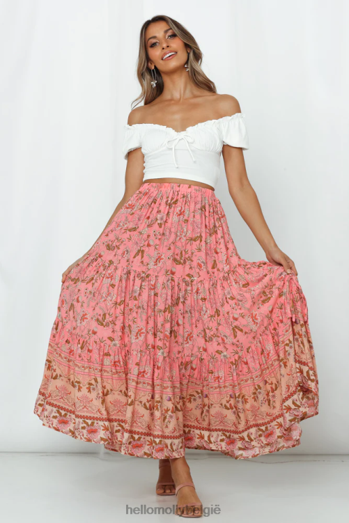 kleding Hello Molly Mary in tegendeel crop top wit XR2L7950