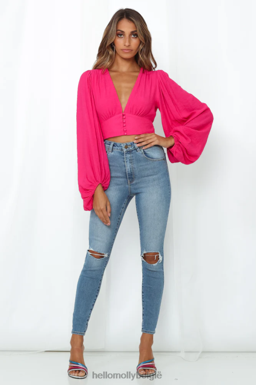 kleding Hello Molly agyness top roze XR2L8306