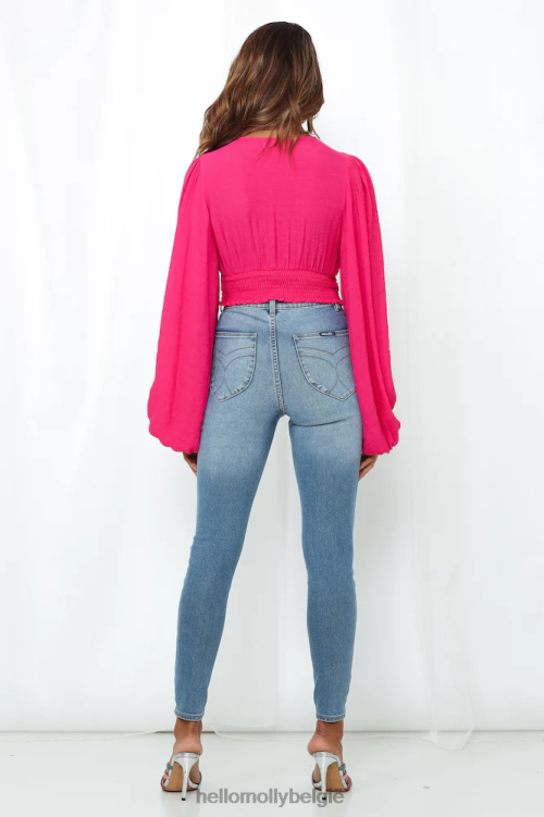 kleding Hello Molly agyness top roze XR2L8306