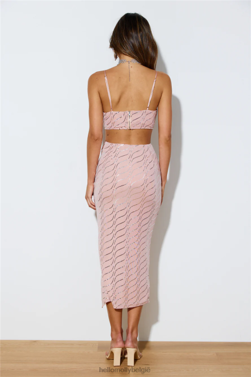 kleding Hello Molly als een genie crop blush-shimmer XR2L8169