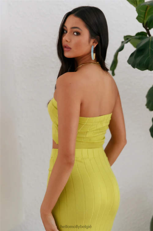 kleding Hello Molly avond strut crop groen XR2L8260