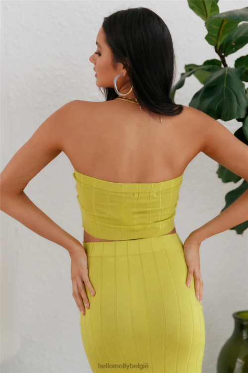 kleding Hello Molly avond strut crop groen XR2L8260