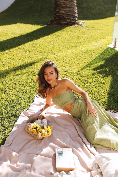 kleding Hello Molly bel me weg gewasgroen XR2L8272