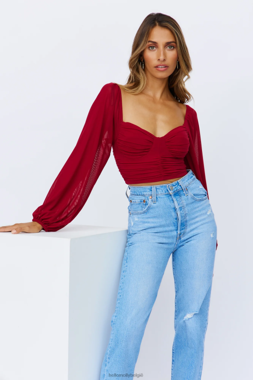 kleding Hello Molly betoverende hymnen oogstwijn XR2L8432