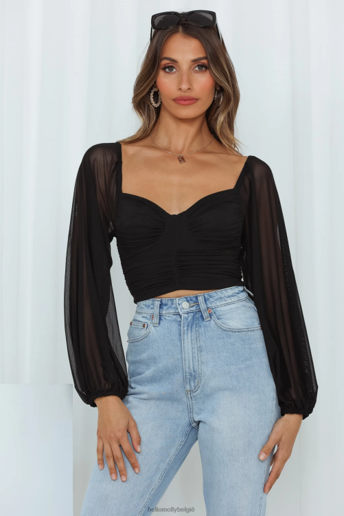 kleding Hello Molly betoverende hymnen worden zwart XR2L8414