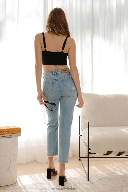 kleding Hello Molly blijf bewegingen maken, crop zwart XR2L8211