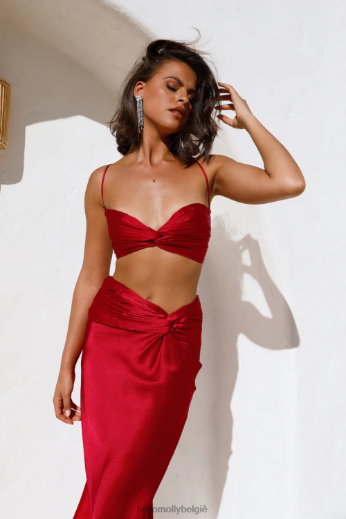 kleding Hello Molly blijf leven grote krop rood XR2L8140