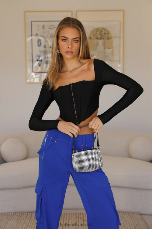 kleding Hello Molly boter gladde krop zwart XR2L8216