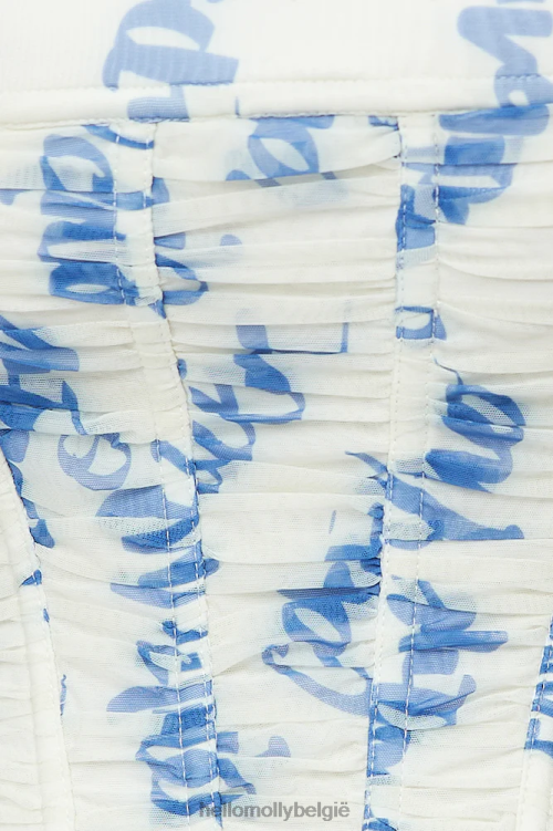 kleding Hello Molly c/meo slow burn corsettop blauw XR2L8170