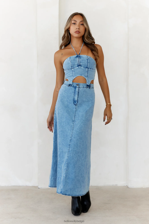 kleding Hello Molly crop-top denim met hoge resolutie XR2L7964