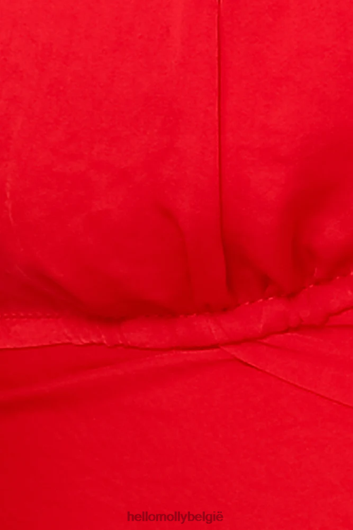 kleding Hello Molly danste tot vier crop top rood XR2L8346