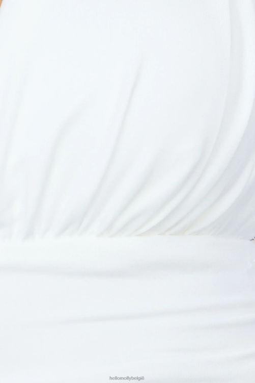 kleding Hello Molly drama class crop top wit XR2L8450