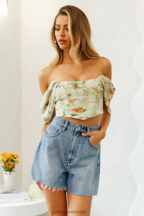 kleding Hello Molly droomlandschap gewas groen XR2L8194