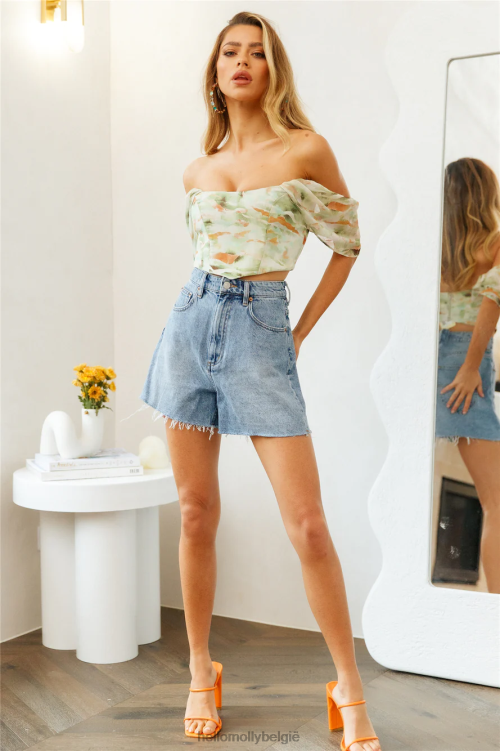 kleding Hello Molly droomlandschap gewas groen XR2L8194