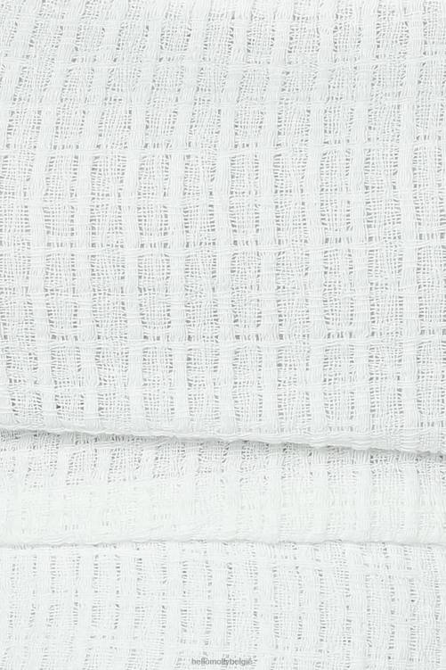 kleding Hello Molly dus stoorde crop top wit XR2L8394