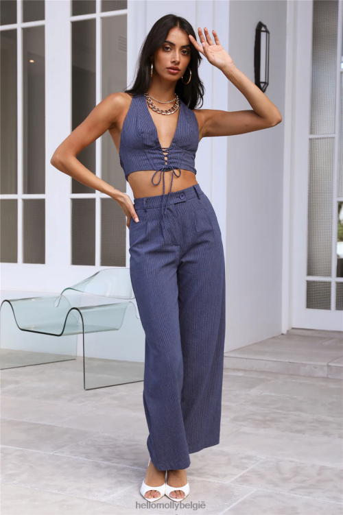 kleding Hello Molly eeuwig gewas blauw XR2L8112