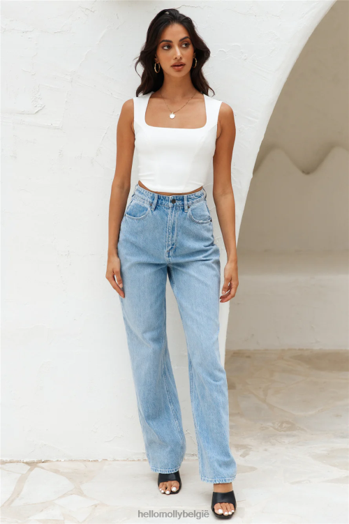 kleding Hello Molly grote competities oogsten wit XR2L8066