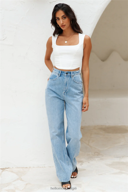 kleding Hello Molly grote competities oogsten wit XR2L8066