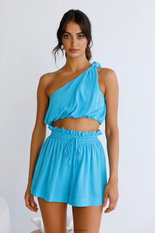 kleding Hello Molly hart praten gewas blauw XR2L8278