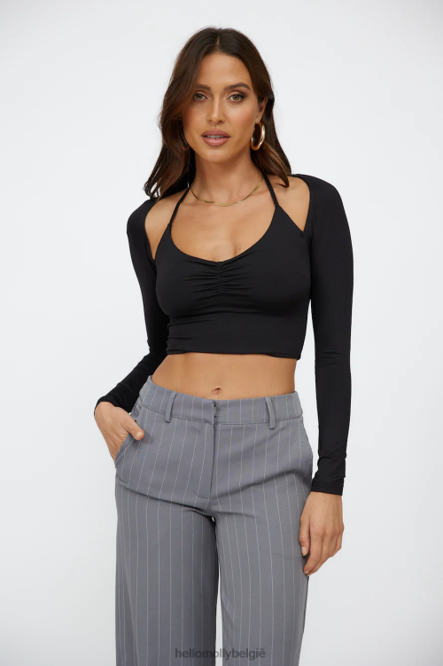 kleding Hello Molly het kost tijd om zwart te snijden XR2L8072