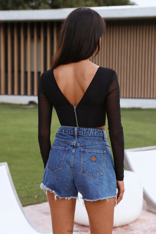 kleding Hello Molly hou van mijn regeergewas zwart XR2L8335