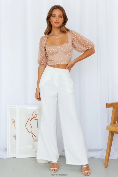 kleding Hello Molly in een mokka-veldgewas XR2L8347