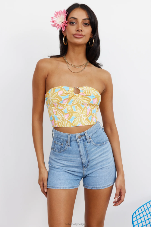 kleding Hello Molly jachttocht crop geel XR2L8296