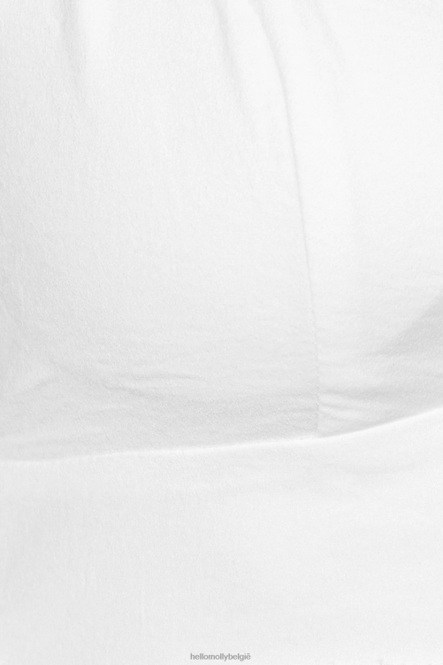 kleding Hello Molly karlie croptop wit XR2L8473