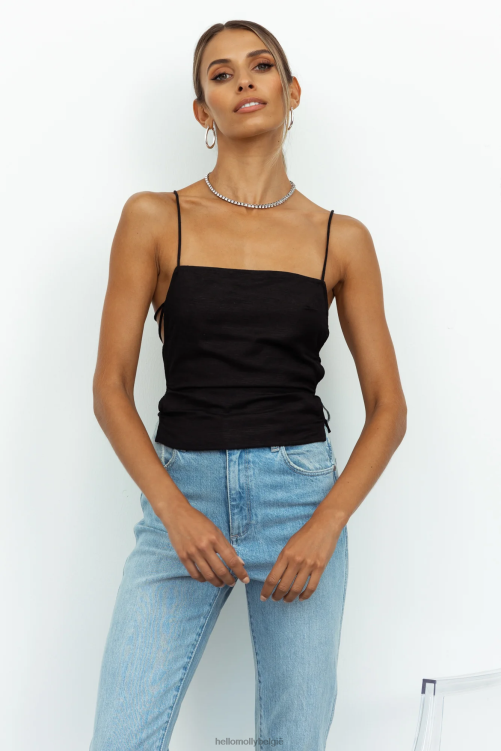 kleding Hello Molly leeuwin avaris stropdastop zwart XR2L8438