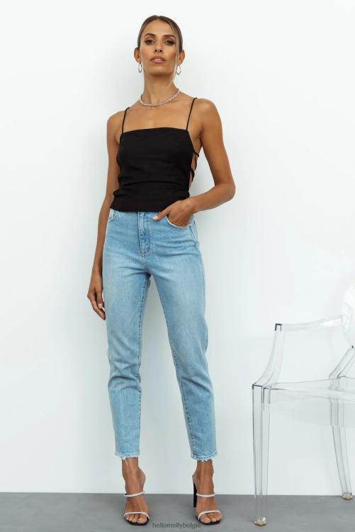 kleding Hello Molly leeuwin avaris stropdastop zwart XR2L8438