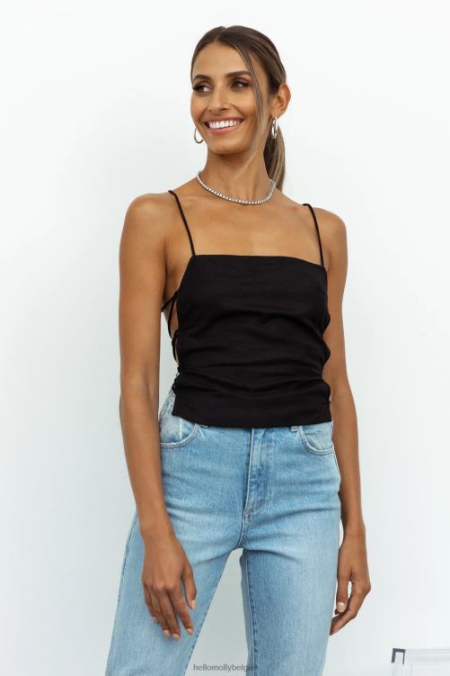 kleding Hello Molly leeuwin avaris stropdastop zwart XR2L8438