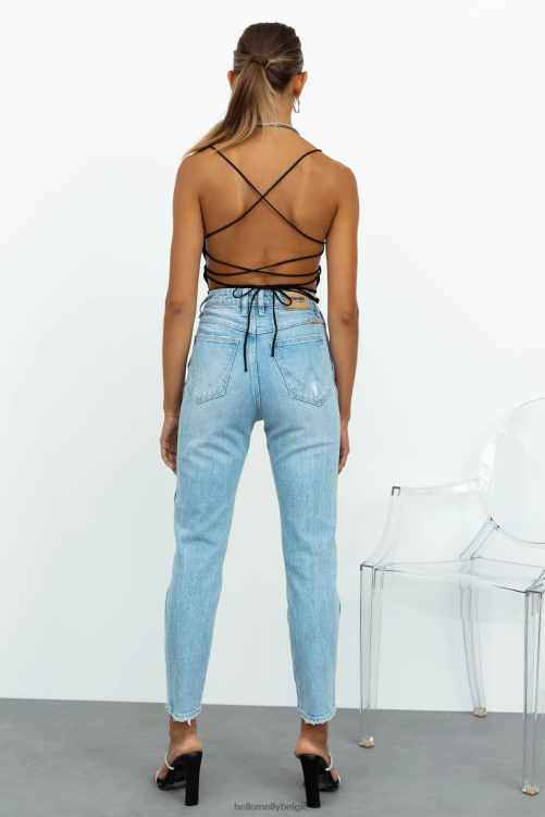 kleding Hello Molly leeuwin avaris stropdastop zwart XR2L8438