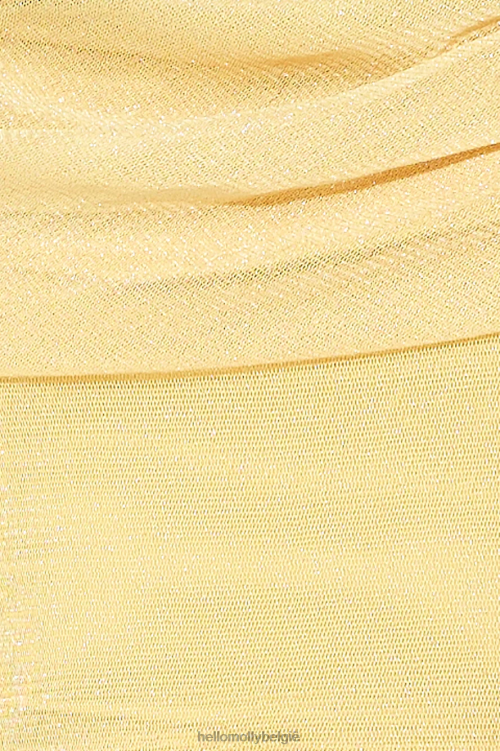 kleding Hello Molly life spark croptop geel XR2L8046