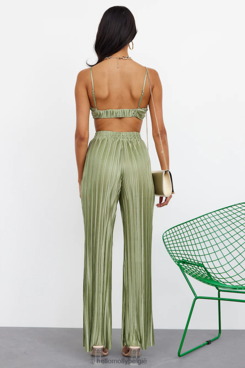 kleding Hello Molly loco baby crop groen XR2L8184