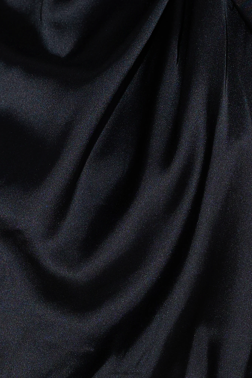 kleding Hello Molly love deborah satijnen crop top zwart XR2L8068