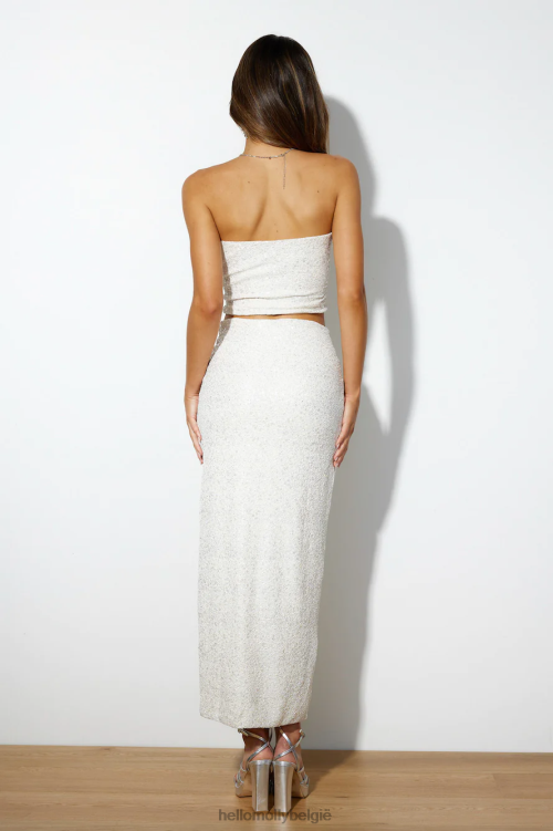 kleding Hello Molly magische liefde croptop beige XR2L8162