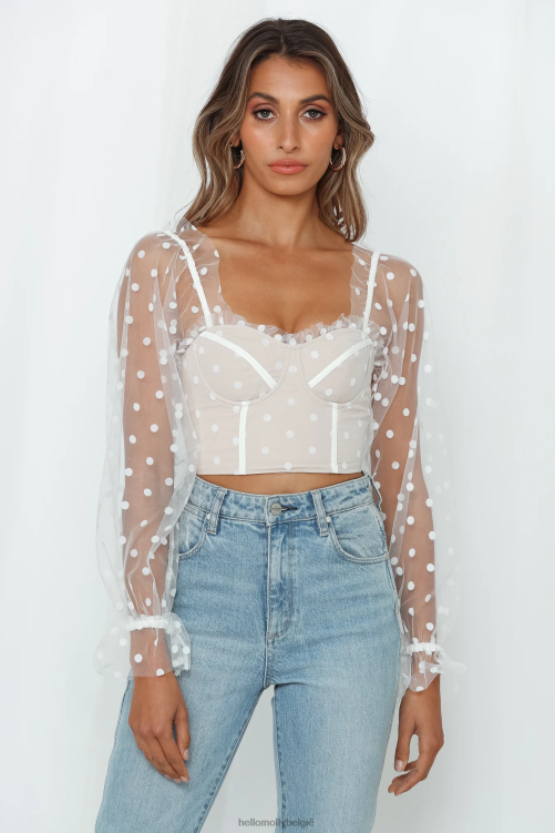 kleding Hello Molly malibu zonsondergang top wit XR2L8024