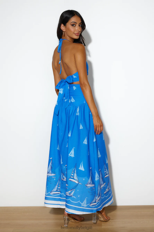 kleding Hello Molly meest gewaagde beweging crop donkerblauw XR2L8101