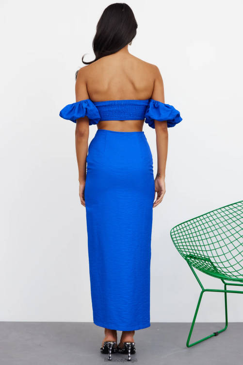 kleding Hello Molly mijn liefde duik crop blauw XR2L8274