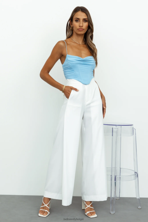 kleding Hello Molly mijn scène crop blauw XR2L8328