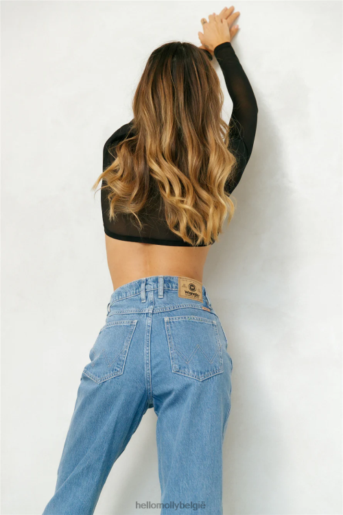 kleding Hello Molly modus niet storen pure crop zwart XR2L8209