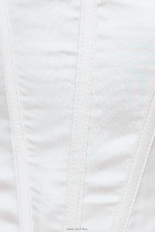 kleding Hello Molly nieuwe regels crop top champagne XR2L8156