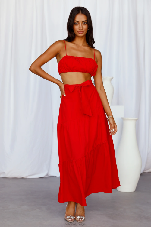 kleding Hello Molly ons wereldgewas rood XR2L8436